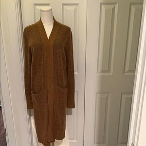 Banana Republic Brown Wool Blend Open Front Cardigan Size Small